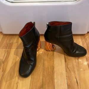 Acne Studio leather booties